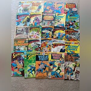 DC Superman comic book lot 25 issues Bronze Age vintage 1970s